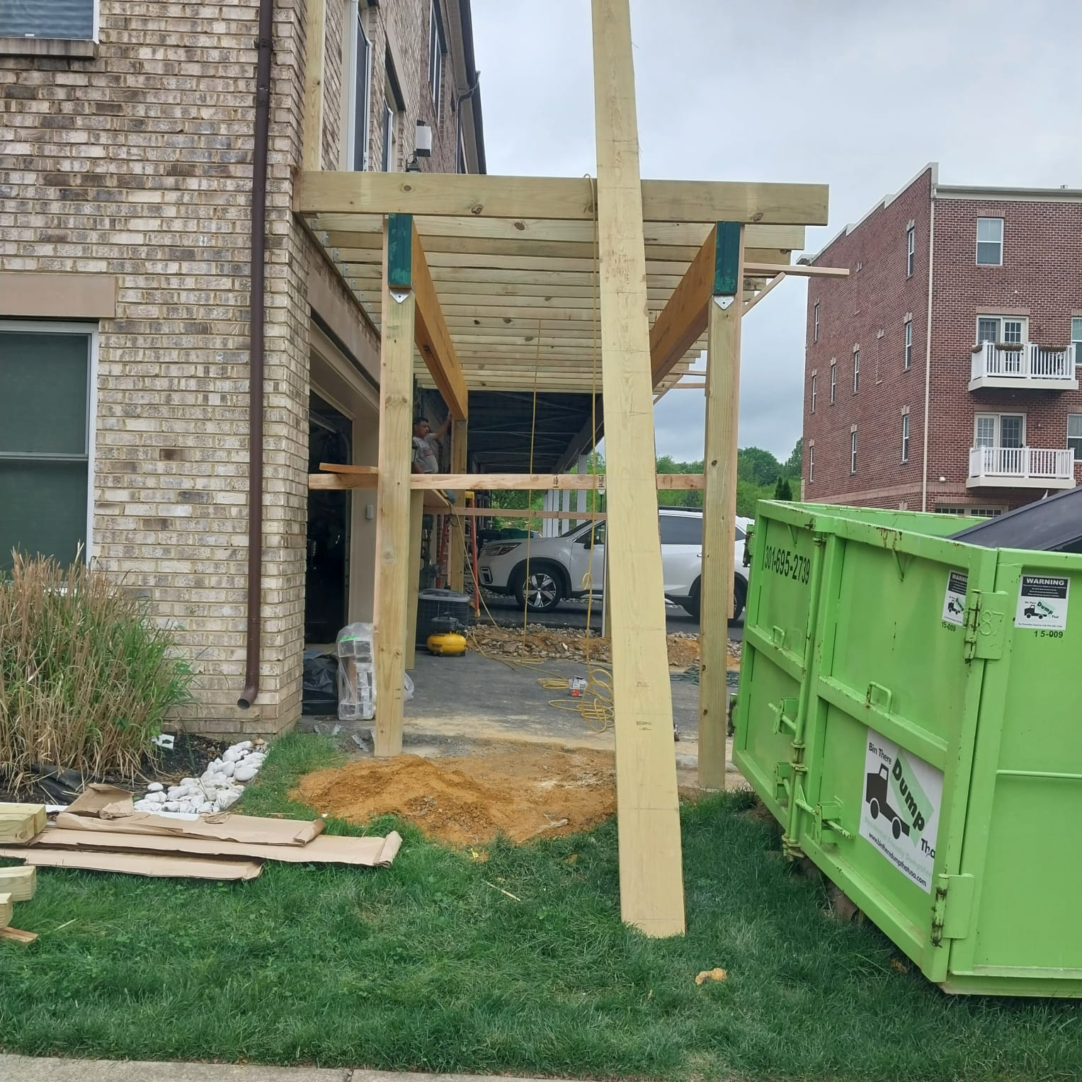 A custom deck under construction by IKELEGEND